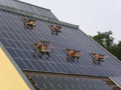 Solarenergie im nachhaltigen Familienurlaub im G�stehaus Artefact in Gl�cksburg