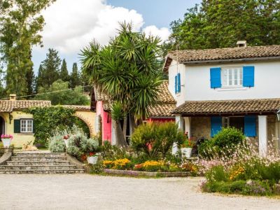 Olivenmuehle Korfu Familienurlaub Yoga