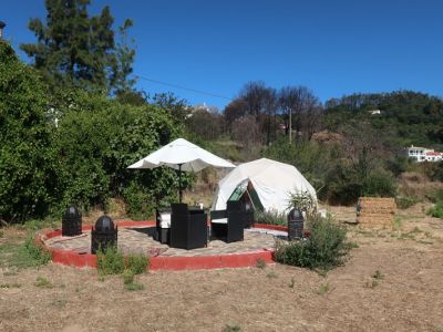 Familienurlaub Kuppel Quinta Monchique Portugal