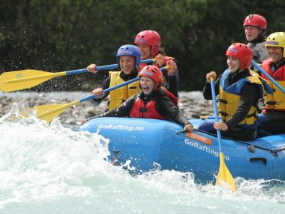Rafting im Aktivurlaub f�r Familien in Norwegen