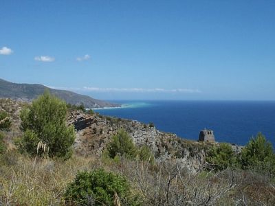 K�ste bei Palinuro im Cilento.