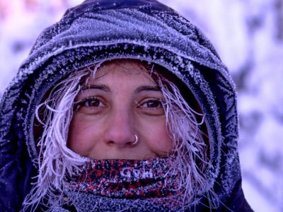 Es ist kalt, aber sch�n (Foto: Sandra Peter und Jochen Oetinger)