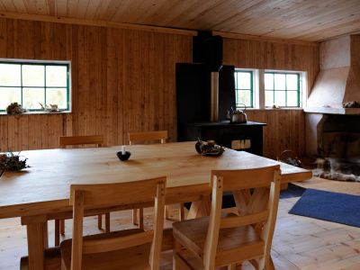 G�stehaus in Schwedisch Lappland.