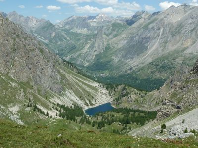 Blick auf den Lago di Visaisa