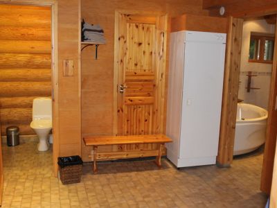 Blockh�tte Finnland mit Familie Luxus pur