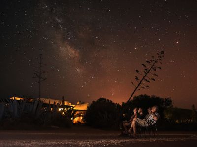 eine beeindruckende Milchstra�e sehen