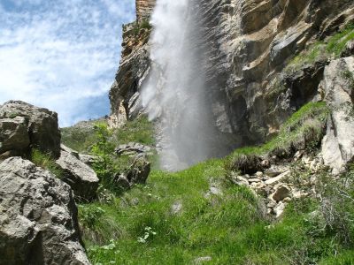 Wasserfall im Parc du Mercantour.