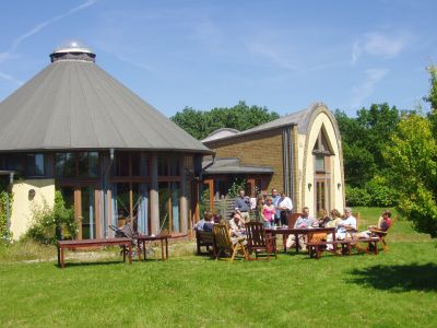 Garten im Energiepark des G�stehauses Artefact