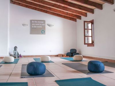 Yoga-Raum in Finca Son Manera Mallorca 