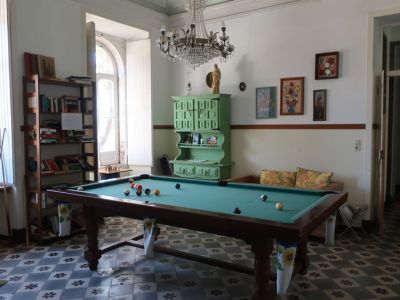 Billardzimmer der Quinta in Monchique Portugal