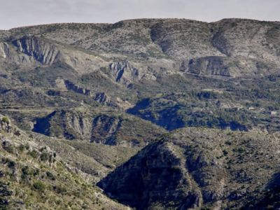 Bergwandern mit Gep�cktransport im Zagoriatal in Albanien