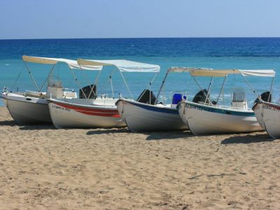 Honigtal Korfu Agios Georgios Pagi Boote