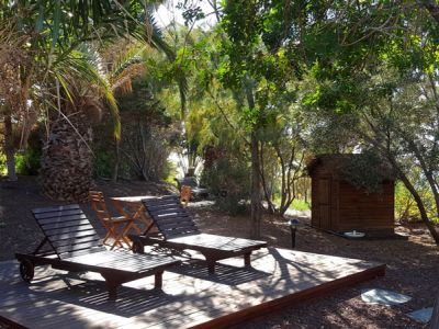 Liegest�hle im Garten- Gran Canaria Eco-Lodge
