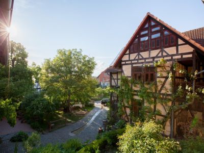Reiterhof mit Fachwerkhaus Bio.Pension f�r Familien