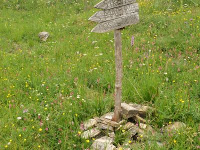 Die Wanderwege im Valle Maira sind gut ausgeschildert.