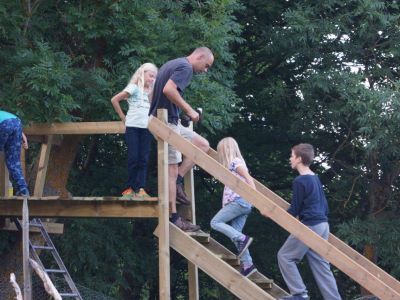 Baumhaus bauen auf Solberga Gard �land