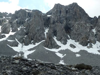 Kurz vor dem Gipfel des Colle d Enchiausa
