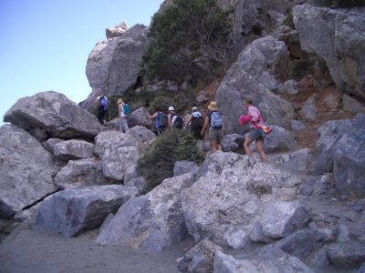Wanderurlaub Kreta Pr�veli-Schlucht.