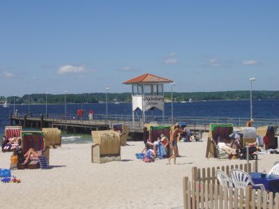 Badeurlaub am Ostsee Strand von Gl�cksburg