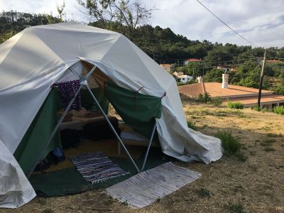 Familienurlaub Kuppel Quinta Monchique Portugal