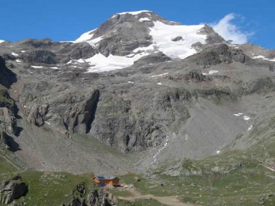 Rifugio Orestes H�tte im Monte Rosa Gebirge