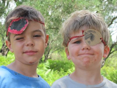 Kinderprogramm im Honigtal auf Korfu: Stolze Piraten