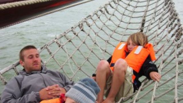 Familien Segelt�rn auf dem IJsselmeer 